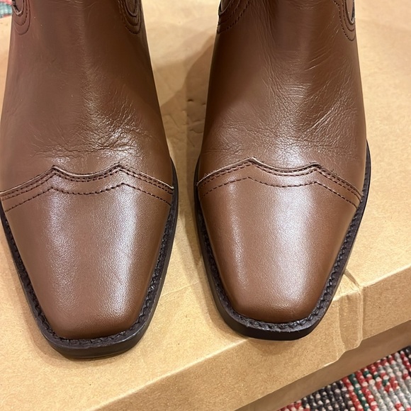 NIB Dakota Square Toe Leather Western Boots - Picture 8 of 11